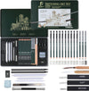 Titepo Professional Graphite Sketching & Shading Kit with B to 8B Pencils, Blending Tools & Accessories for Artists, Students & Beginners | Return Gift Online