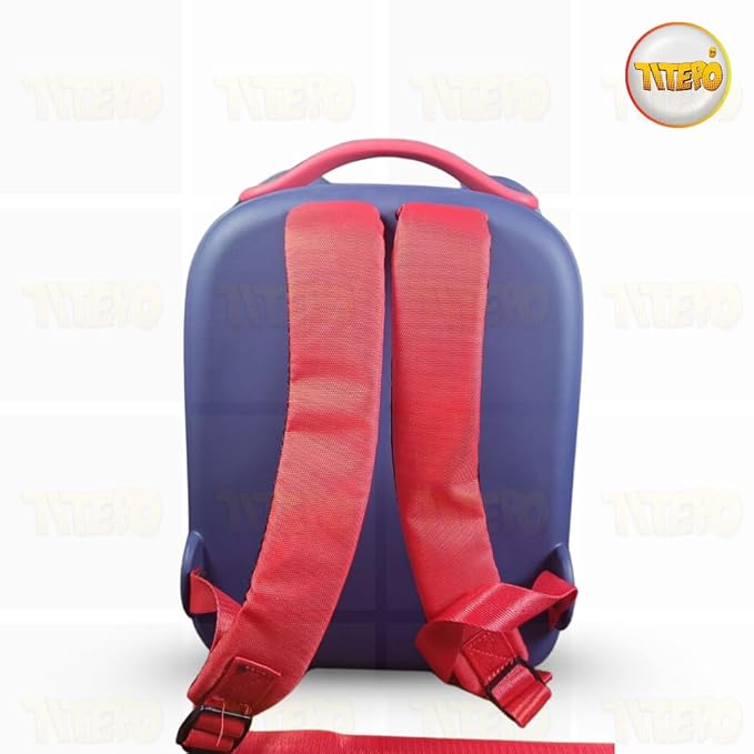 TITEPO Waterproof EVA Cartoon Cute Baby Children Backpack Large Silicone Shoulder Kids School Bag Blue