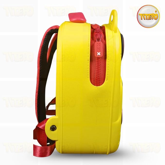TITEPO Waterproof EVA Cartoon Cute Baby Children Backpack Large Silicone Shoulder Kids School Bag Yellow