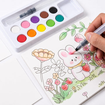 TITEPO Rabbit Adventure Watercolor Painting Book Set for Kids | Return Gift Online