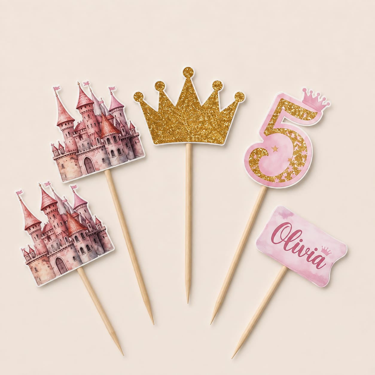 Olivia Theme Party Cute toppers | Return Gift Online