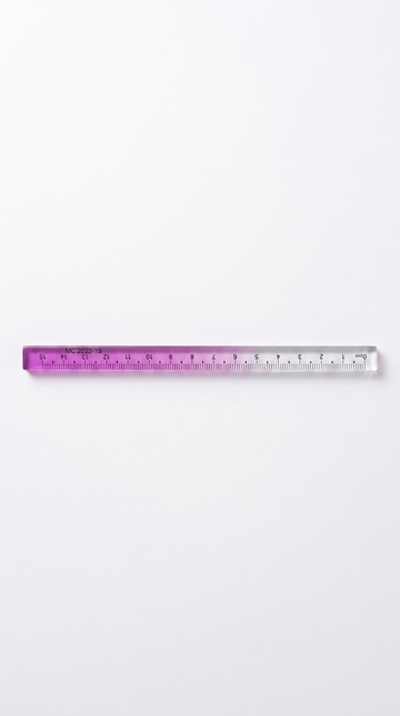 Titepo Dual-tone Plastic Ruler (Purple & clear)| Return Gift Online