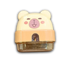 Cute Bear-Shaped Pencil Sharpener (Yellow)
