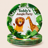 24 Teddy's Jungle Party theme plates | Return Gift Online