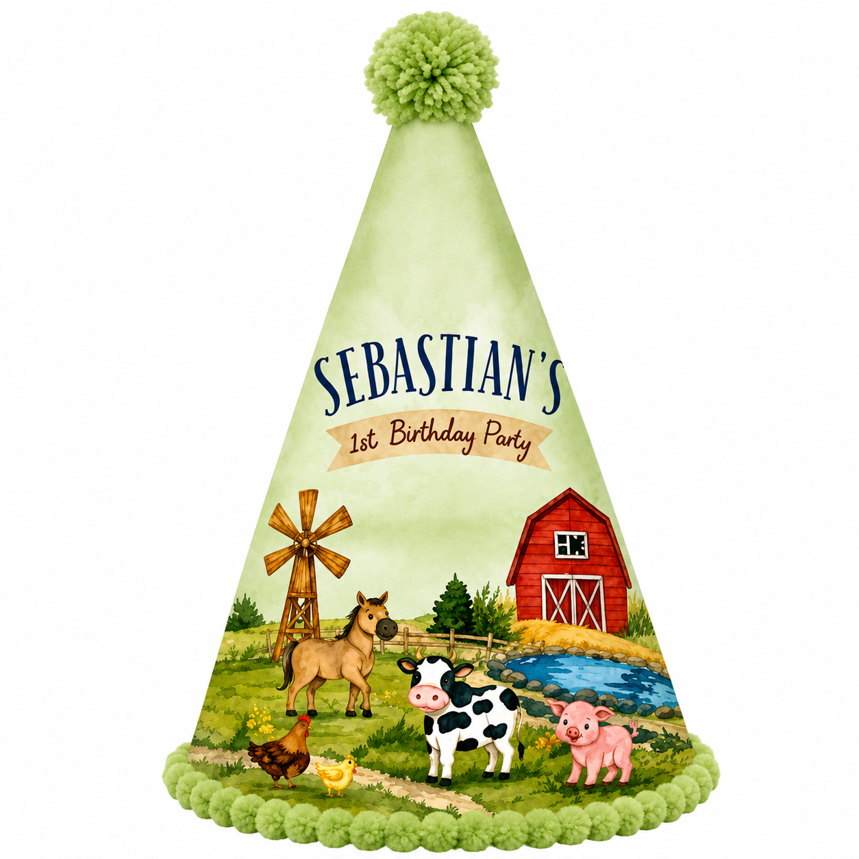 Sebastian's Theme Birthday Cap | Return Gift Online