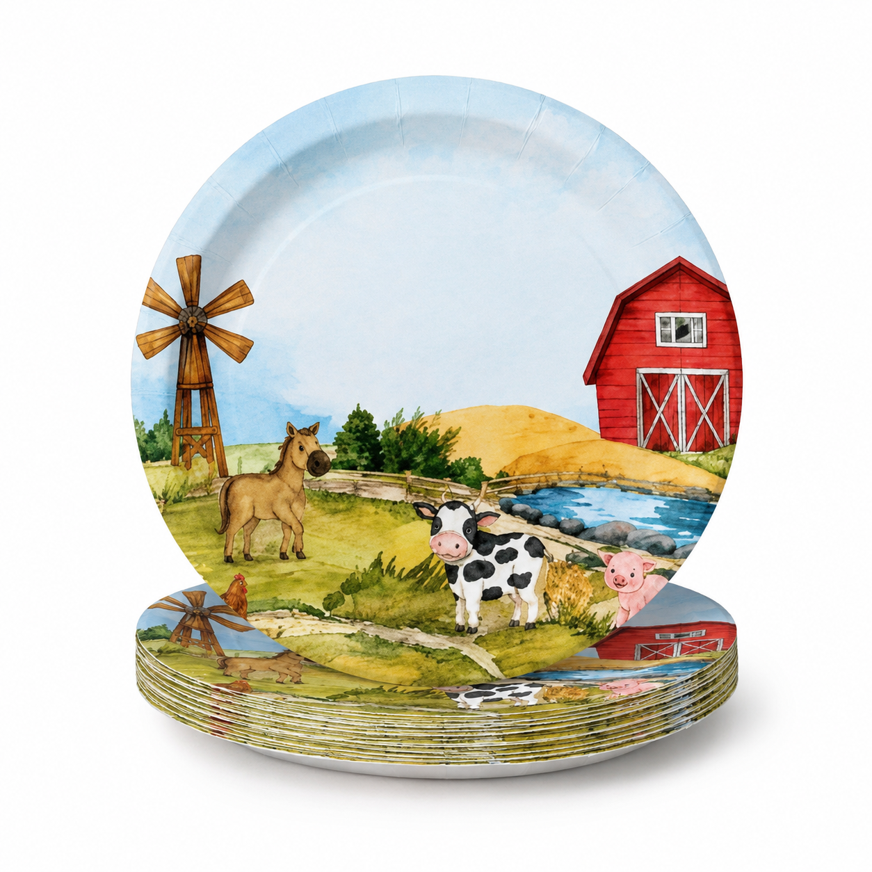 24 Sebastian's theme Party Plates| Return Gift Online