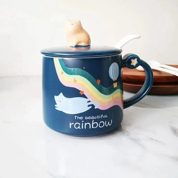 Titepo Rainbow Cat Mug