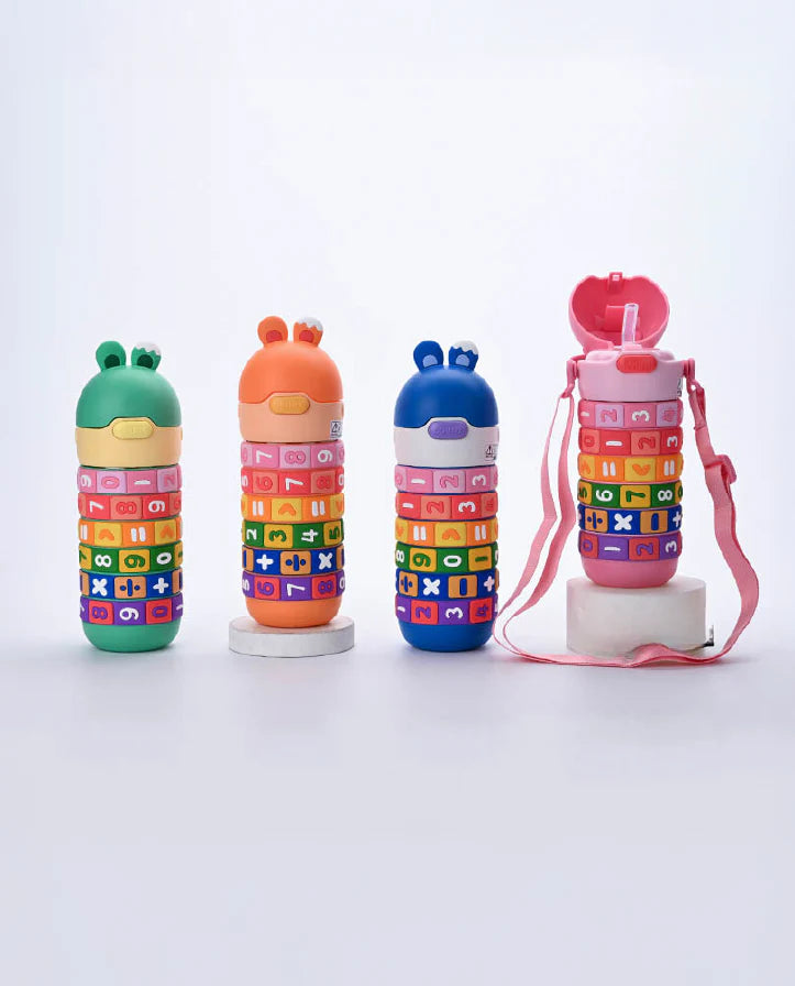 Titepo Rotatable Math Learning Bottle Green