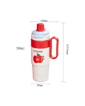 Titepo Stainless Steel Insulated Travel Bottle with Straw-Multi