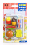 Titepo Cute Fast Food Erasers Set – Soft Rubber Pencil Erasers for Kids |  Online Return Gift Solution