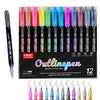 Titepo 12pcs Permanent Marker Pens Set for DIY Art Crafts, Coloring & Sketching Pens for Kids | Return Gift Online
