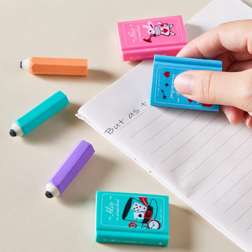 Titepo Mini Pencil and Book Shape Erasers Set For Kids | Online Return Gift Solution