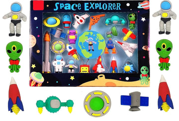 Titepo Space Explorer Erasers for Kids - School Stationary Kit for Kids | Online Return Gift Solution