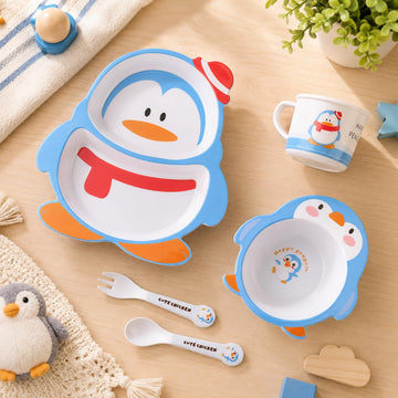 Titepo Kids Crockery Set Tableware (Paddy- The Penguin) | Return Gift Online