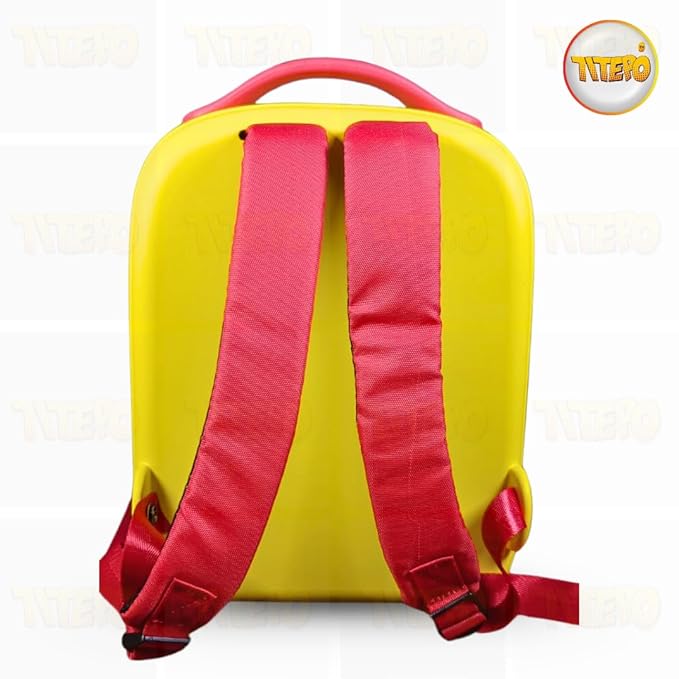 TITEPO Waterproof EVA Cartoon Cute Baby Children Backpack Large Silicone Shoulder Kids School Bag Yellow