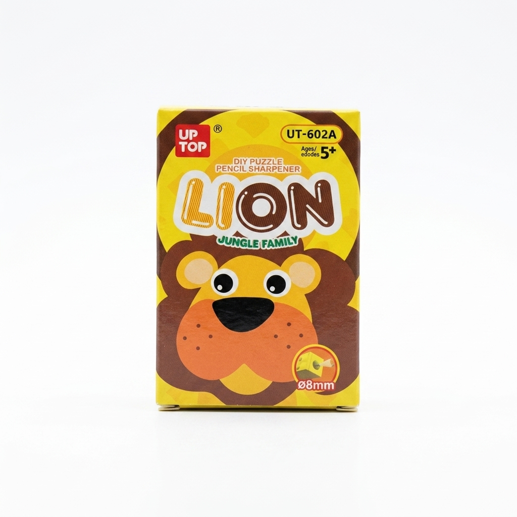 Titepo Lion Jungle Family Puzzle Pencil sharpener (Purple)| Return Gift Online