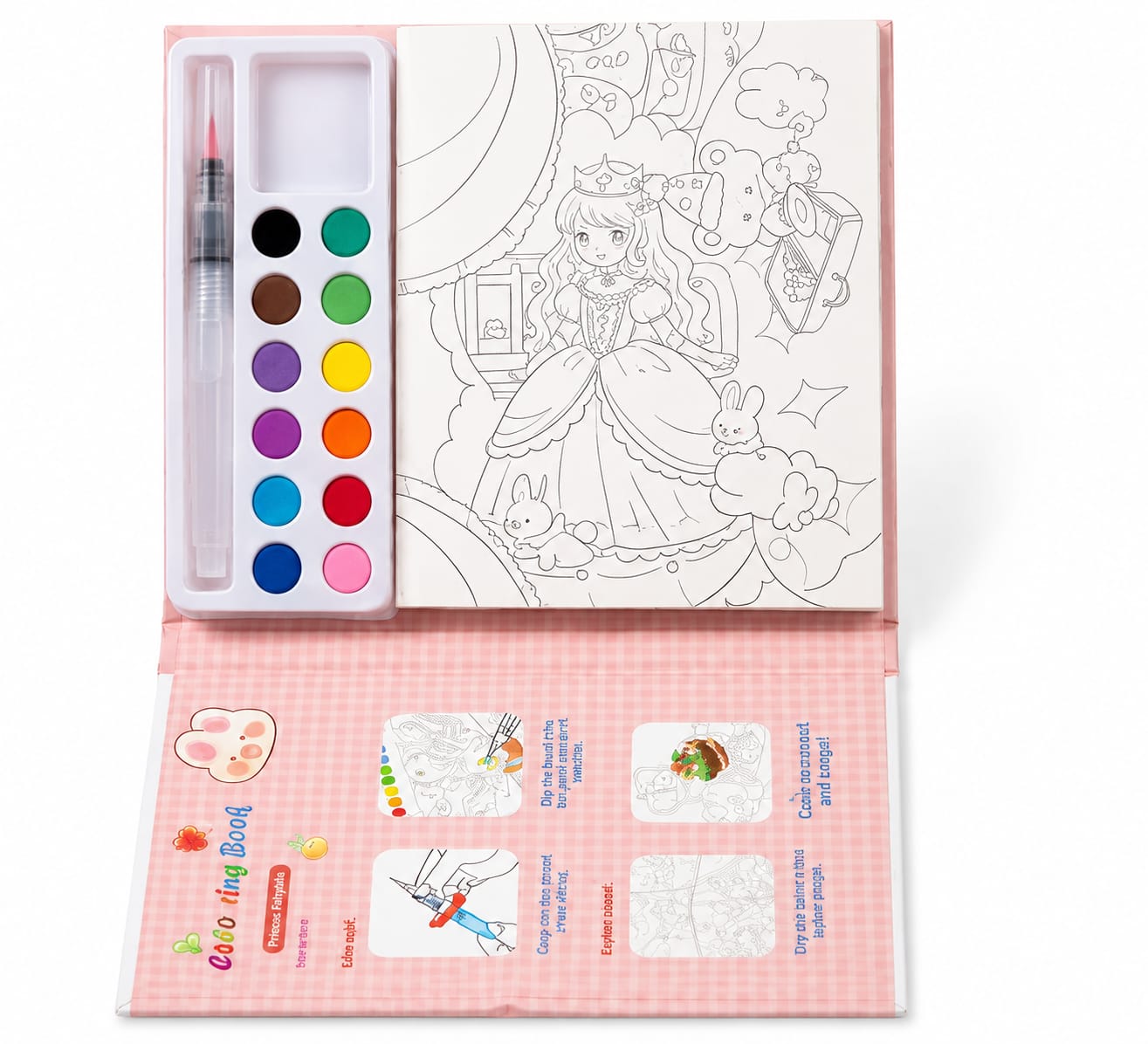 TITEPO Watercolor Painting Book Set for Kids