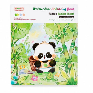 TITEPO Panda's bamboo Shoots Watercolor Painting Book Set for kids | Return Gift Online