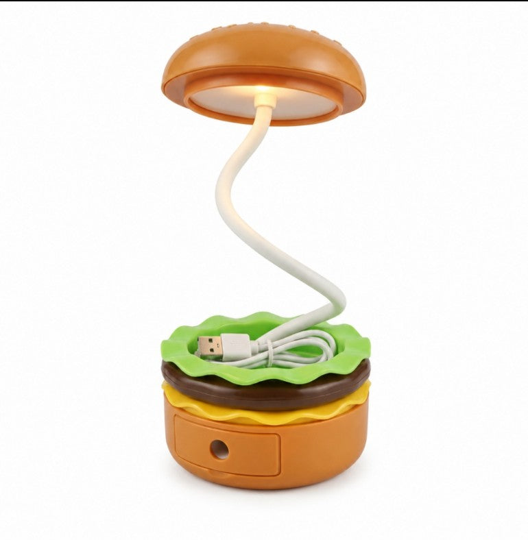 TITEPO Burger Shaped Pencil Sharpener for Kids