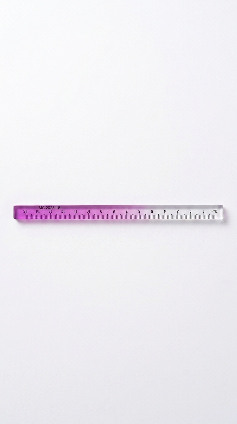 Titepo Dual-tone Plastic Ruler (Purple & clear)| Return Gift Online