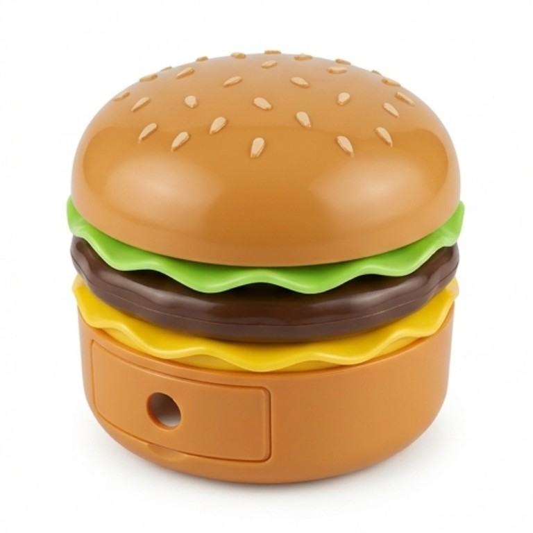 TITEPO Burger Shaped Pencil Sharpener for Kids