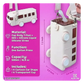 Titepo Bus Straw Water Bottle Pink