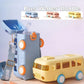 Titepo Bus Straw Water Bottle Pink