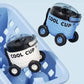 Titepo Cup-Shaped Water Bottle with Straw Blue