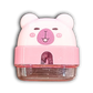 Cute Bear-Shaped Pencil Sharpener (Pink)