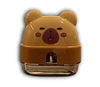 Cute Bear-Shaped Pencil Sharpener (Yellow)