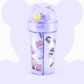 Titepo Dual-Drink Bottle with Double Straw