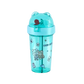 Dual-Drink Bottle with Double Straw Sea Green