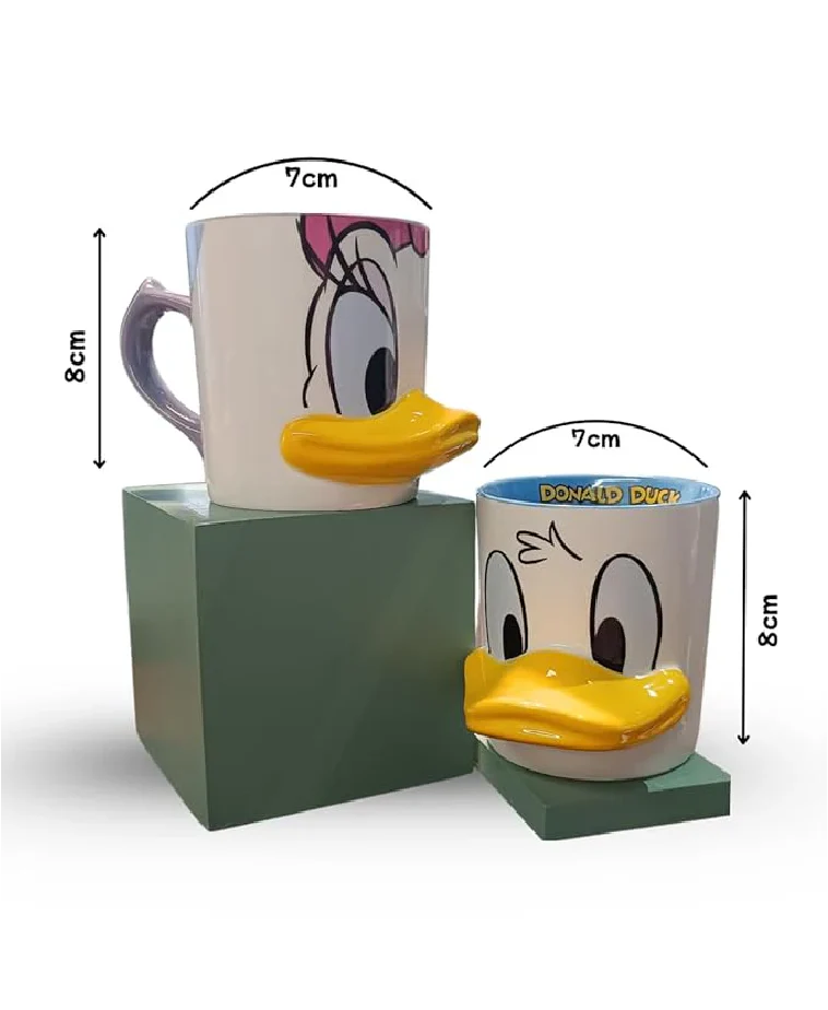 Titepo Duck Ceramic Mugs Pack of 2