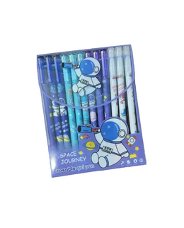 Erasable Gel Pen Set Astronaut Theme