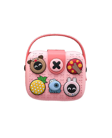EVA Camera Crossbody Bag Pink