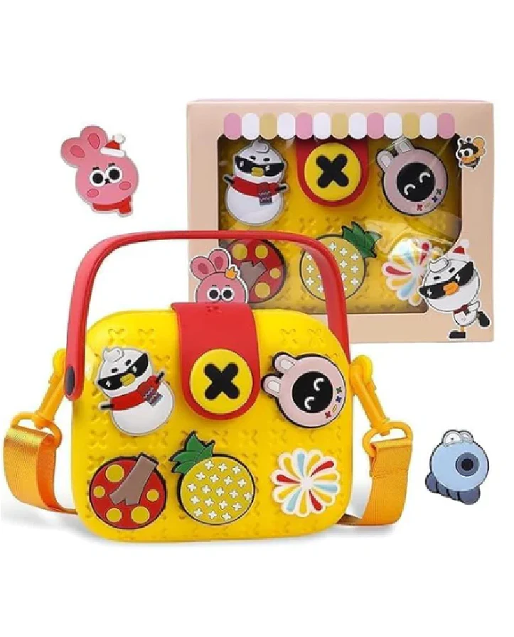 EVA Camera Crossbody Bag Yellow