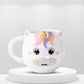 Fancy Ceramic Mug with Handle