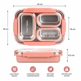 TITEPO Leak-Proof Lunch Box with Cutlery | Return Gift Online