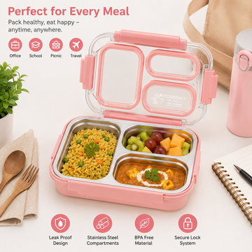 TITEPO Leak-Proof Lunch Box with Cutlery | Return Gift Online