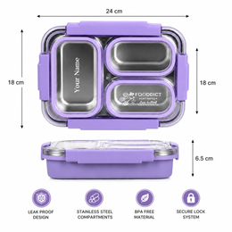 TITEPO Leak-Proof Lunch Box with Cutlery | Return Gift Online
