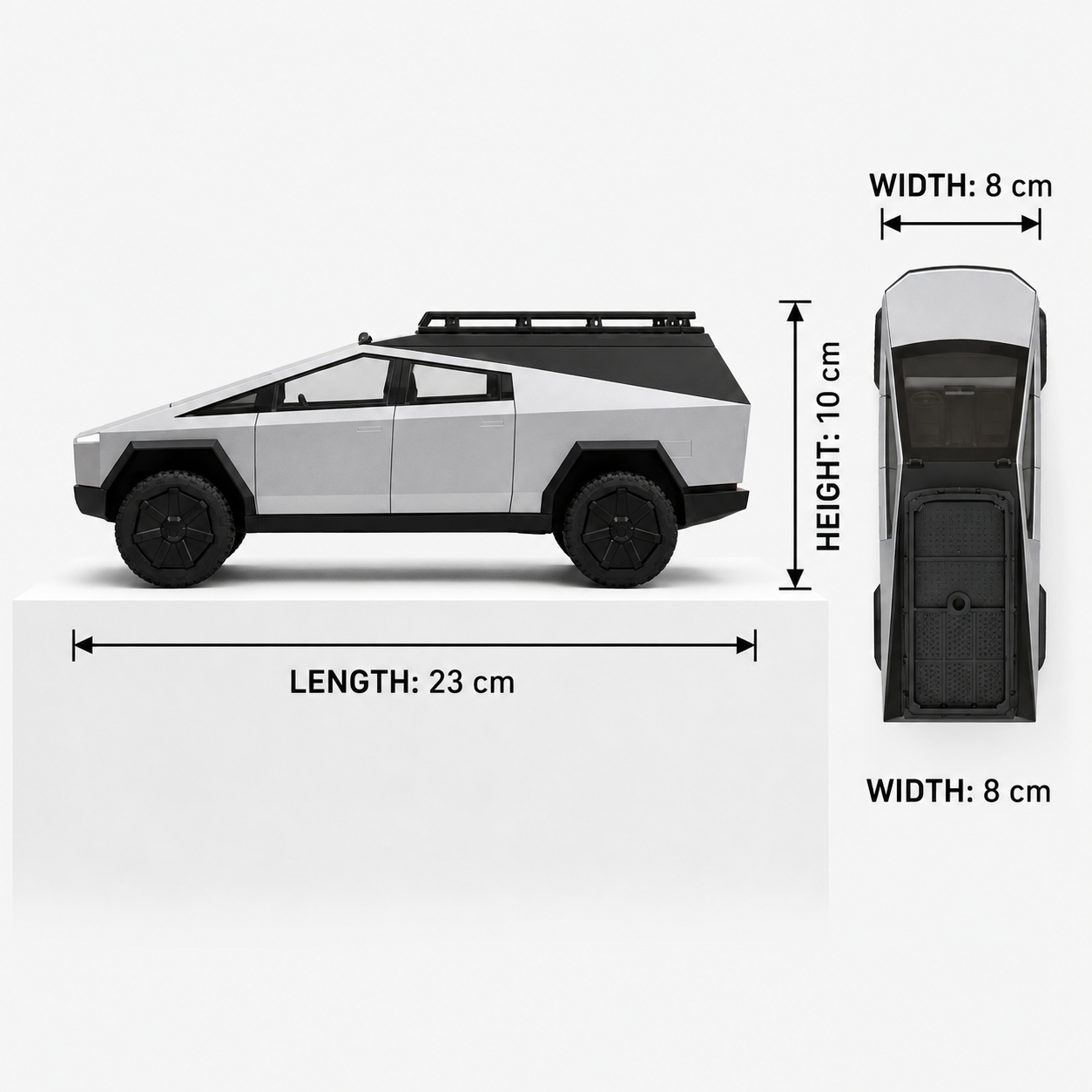 TITEPO Tesla Cyber Truck Camping Pickup RV with Motorcycle | Return Gift online