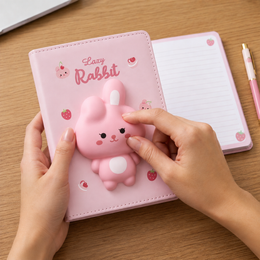 Titepo 3D squishy Rabbit notebook | Return Gift Online
