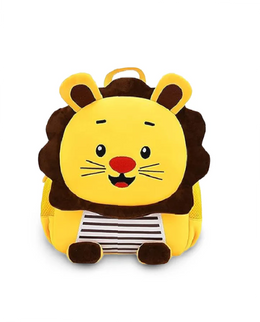 Funny Lion Mini Toddler Backpack Yellow