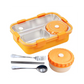Insulated Bento Lunch Box Orange
