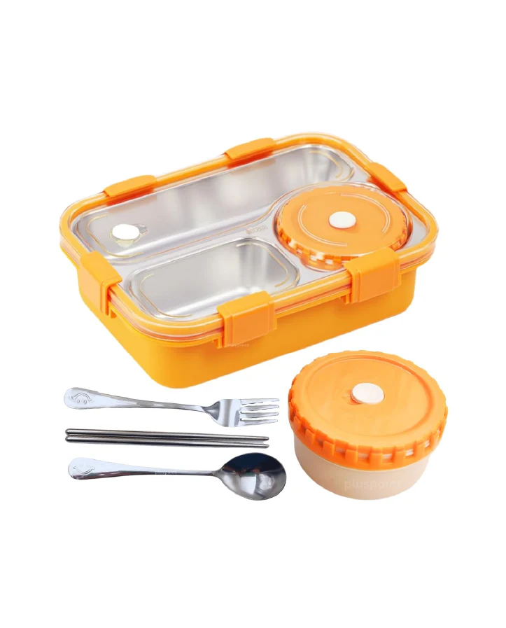 Insulated Bento Lunch Box Orange