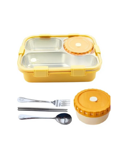 Insulated Bento Lunch Box Yellow