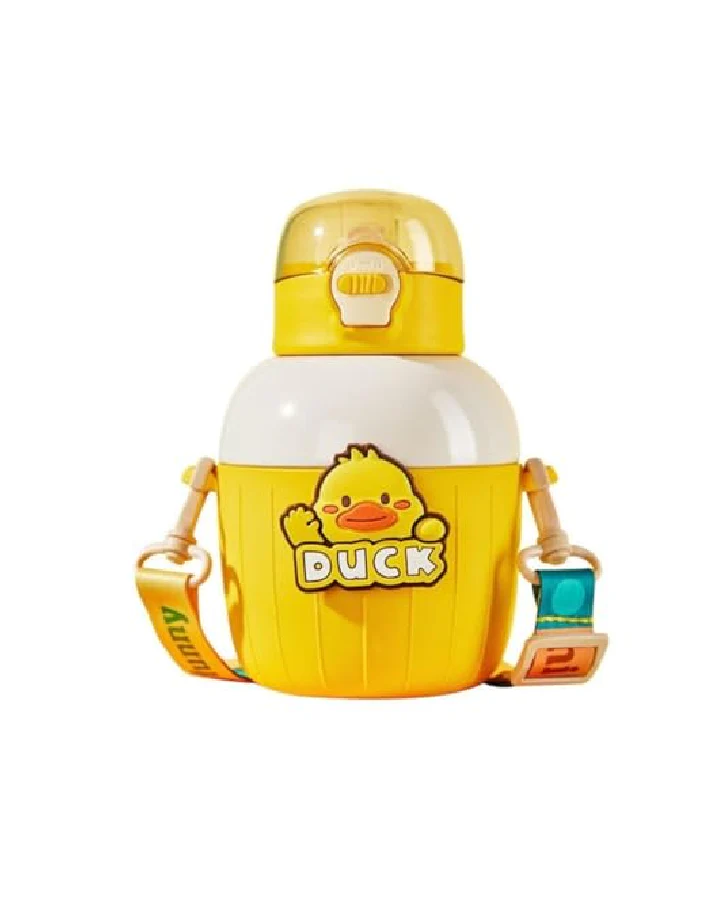 Insulated Stainless Steel Water Bottle Yellow Duck