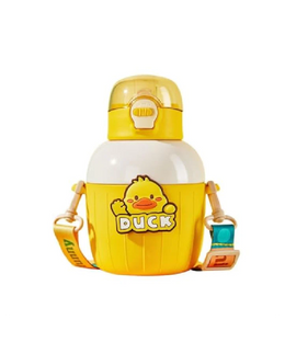 Insulated Stainless Steel Water Bottle Yellow Duck