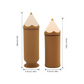 Titepo Kawaii-Q Mushy Soft Pencil Case Brown