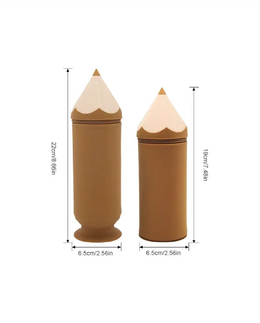 Titepo Kawaii-Q Mushy Soft Pencil Case Brown